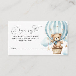 Tarjeta De Recepción Bearly wait baby ducha diaper raffre