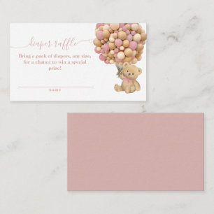 Tarjeta De Recepción Bearly Wait Boho Balloon Neutral Baby Shower Diape