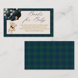Tarjeta De Recepción Bearly Wait Teddy Balloon Baby Shower books