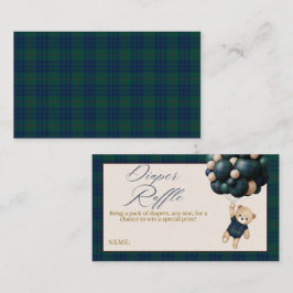 Tarjeta De Recepción Bearly Wait Teddy Balloon Baby Shower diaper