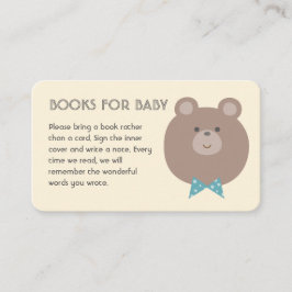 Tarjeta De Recepción Beary Cute Boy Baby Shower Boys For Baby