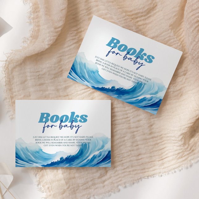 Tarjeta De Recepción Bebé a bordo de Baby Shower Books para el bebé (Subido por el creador)