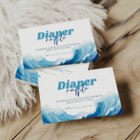 Bebé a bordo de Baby Shower Diaper Raffle