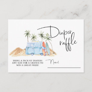 Tarjeta De Recepción Bebé a bordo, verano Baby Shower, Baby Shower, E