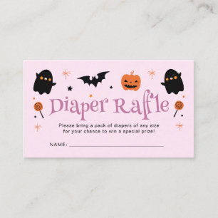 Tarjeta De Recepción Bebé Brewing Fiesta de Halloween para Bebé Sorteo
