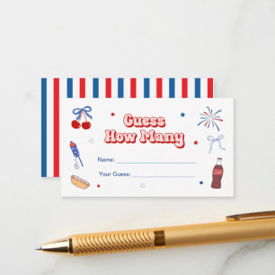 Tarjeta De Recepción Bebé de American Girl: Lluvia de regalos, Adivina