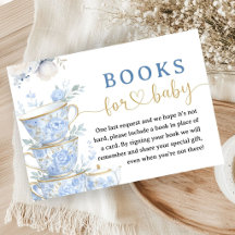 Bebé de Fiesta del Té Niño Azul Libros para Bebé