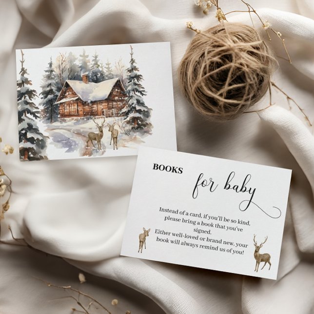 Tarjeta De Recepción Bebé de nieve en invierno hace frío fuera de los l (Subido por el creador)