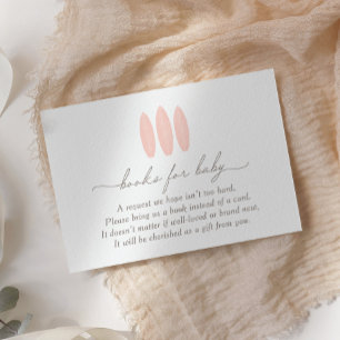 Tarjeta De Recepción Bebé de surf rosado a bordo de los libros para beb