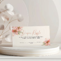 Bebé en Bloom Diaper Raffle Baby Shower Floral