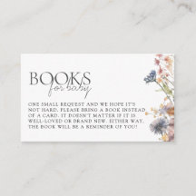 Bebé en Bloom Wildflower Solicitud de un libro de