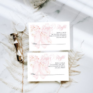 Tarjeta De Recepción Bebé en el Chica de primavera de la flor en flor d