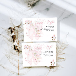 Tarjeta De Recepción Bebé en el florecimiento de la flor salvaje Bow Sp