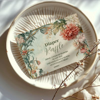 Bebé en flor floral floral flor silvestre Diapper