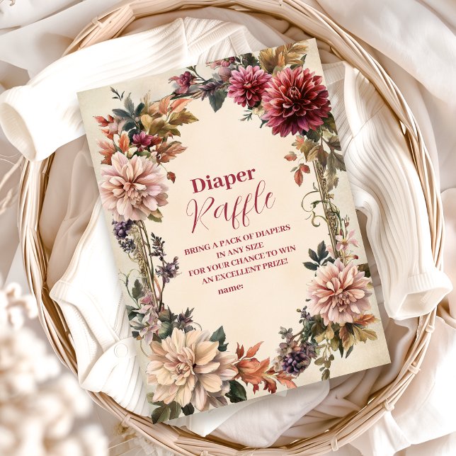 Tarjeta De Recepción Bebé en flor silvestre de florecimiento (Subido por el creador)