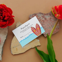 Tarjeta De Recepción Bebé en la ducha a bordo juego de pañales solicitu