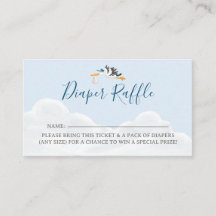 Bebé "entrega especial" ducha Diaper Raffle