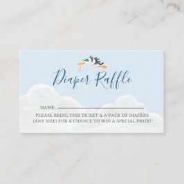 Tarjeta De Recepción Bebé "entrega especial" ducha Diaper Raffle