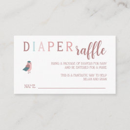 Tarjeta De Recepción Bebé, está frío fuera del boleto de pañales