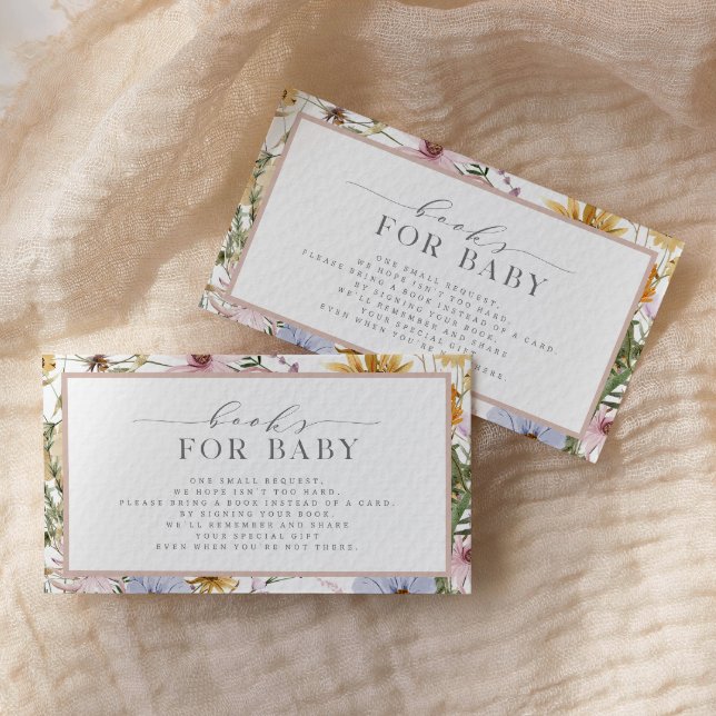 Tarjeta De Recepción Bebé floral de primavera en libros de sangre para  (Subido por el creador)