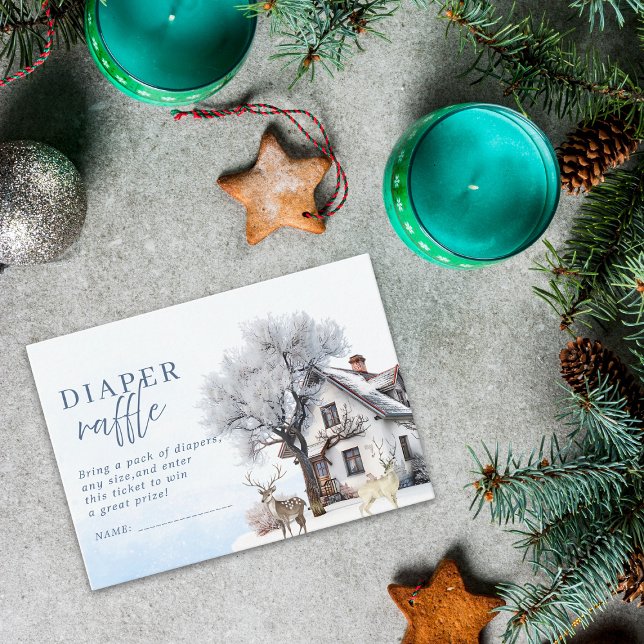 Tarjeta De Recepción Bebé, frío fuera de la montaña de aventura inverna (Subido por el creador)