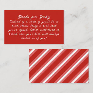 Tarjeta De Recepción Bebé, frío fuera de la petición de un libro de duc