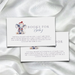 Tarjeta De Recepción Bebé, hace frío afuera de los libros de elefantes