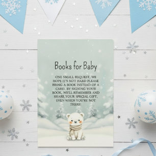 Tarjeta De Recepción Bebé hace frío afuera Libros de osos polares para 