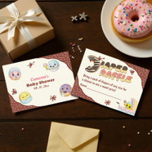 Bebé lindo Personalizado de donut Baby Shower Diap