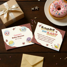 Bebé lindo Personalizado de donut libros Baby Show