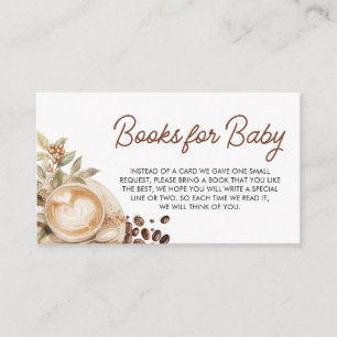 Tarjeta De Recepción Bebé prepara libros para bebés