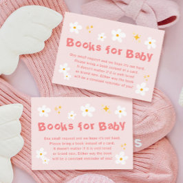 Tarjeta De Recepción Bebé primaveral en la solicitud de un libro de Bab