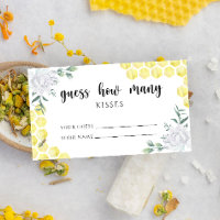 Bee floral - adivinen cuántos KISSES juegos de nov