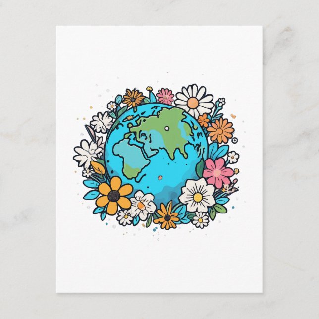 Tarjeta De Recepción Belleza de la Tierra (Anverso)