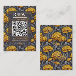 Tarjeta De Recepción Bello encanto de clavel personalizado Boda de prim