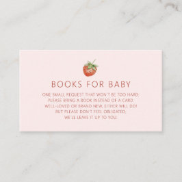 Tarjeta De Recepción Berry Books Para El Bebé