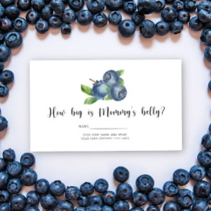 Tarjeta De Recepción Berry - ducha de bebé, ¿qué tan grande es la barri