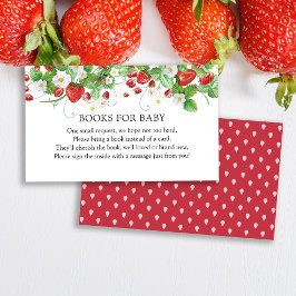 Tarjeta De Recepción Berry Sweet Baby Shower | Libros Para Bebés