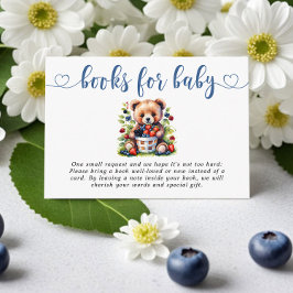 Tarjeta De Recepción Berry Sweet Baby Shower Wild Berries Books