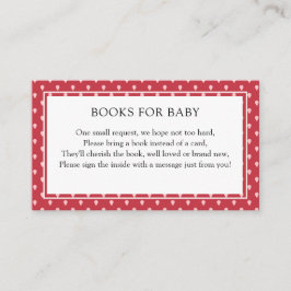 Tarjeta De Recepción Berry Sweet Books For Baby Enclosure Card