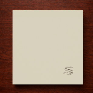 Tarjeta De Recepción Biblioteca Dark Academia-Minimalista Libros Vintag