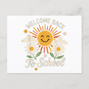 Tarjeta De Recepción Bienvenidos de vuelta a los Camisetas escolares Pr
