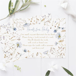 Tarjeta De Recepción Bienvenidos Pequeños Libros De Flores Silvestres P