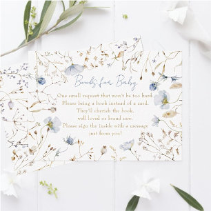 Tarjeta De Recepción Bienvenidos Pequeños Libros De Flores Silvestres P