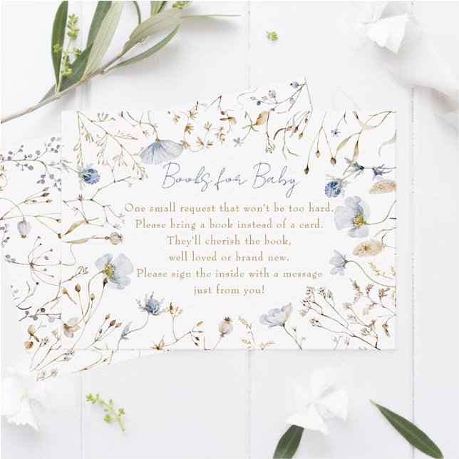 Tarjeta De Recepción Bienvenidos Pequeños Libros De Flores Silvestres P (Subido por el creador)