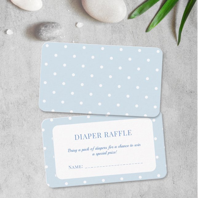 Tarjeta De Recepción Billete clásico de dot de polka Baby Shower Diaper (Subido por el creador)
