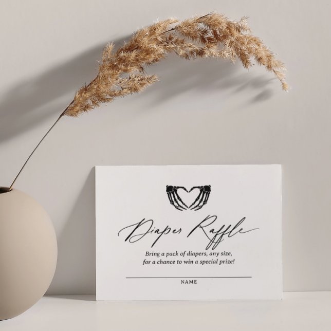 Tarjeta De Recepción Billete de Baby Shower Diaper Raffle de Halloween (Subido por el creador)