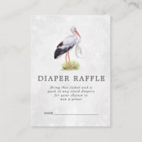 Billete de Baby Shower Diaper Raffle | Entrega de 