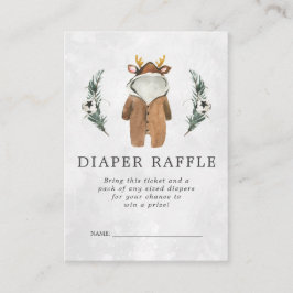 Tarjeta De Recepción Billete de Baby Shower Diaper Raffle | Reno