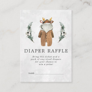 Tarjeta De Recepción Billete de Baby Shower Diaper Raffle Reno